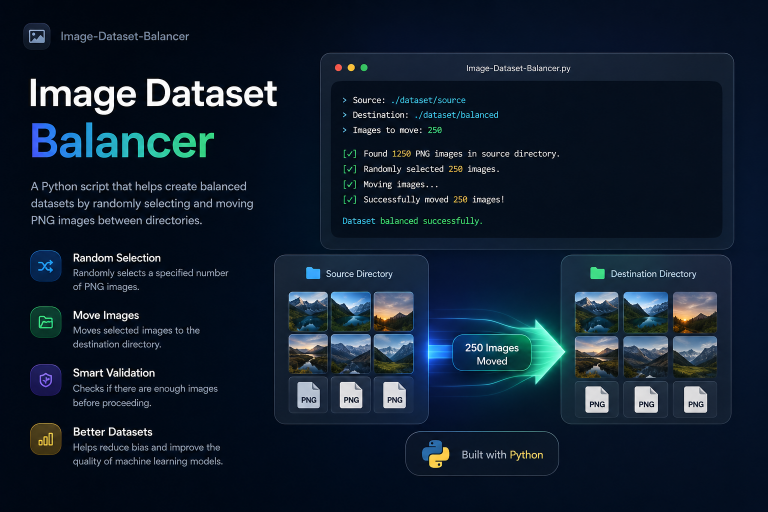 Python Dataset Balancer